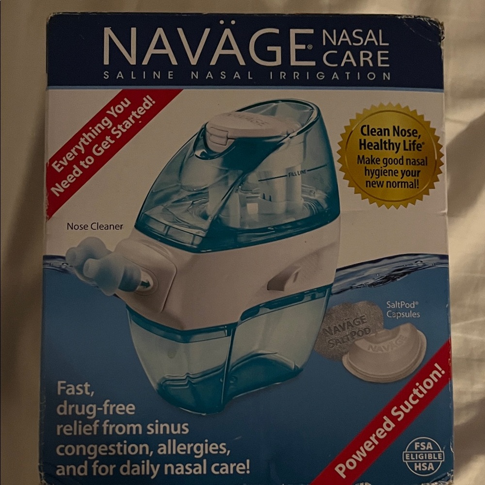 Nasal Care Saline Nasal Irrigation System - Blue